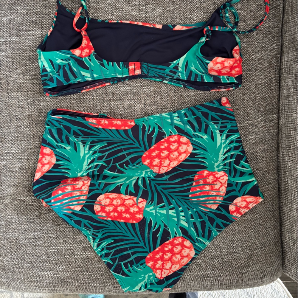 Aerie Tropical High Waisted Bikini Medium - Picture 2 of 6